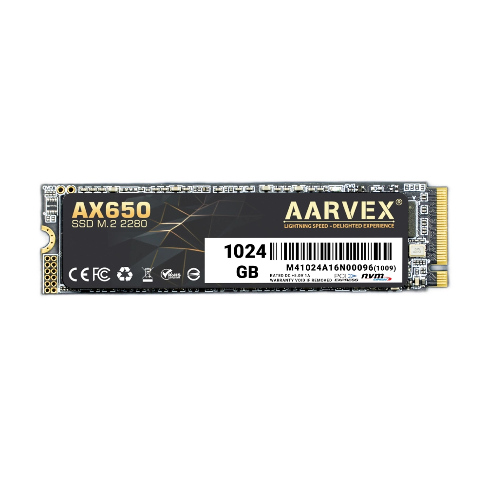 Aarvex Internal SSD 1TB NVMe 2280 (AX650) view 2